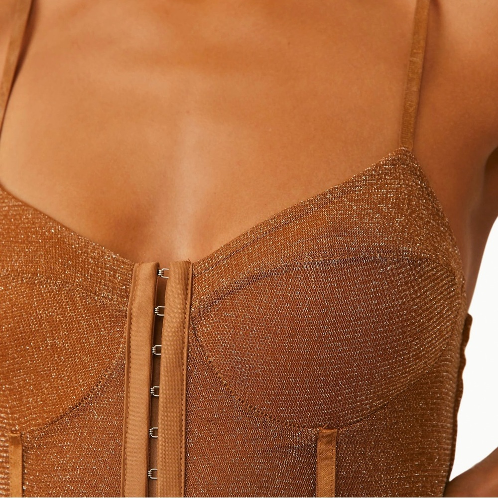 Free People Shimmer Night Corset Bodysuit - Picture 3 of 4